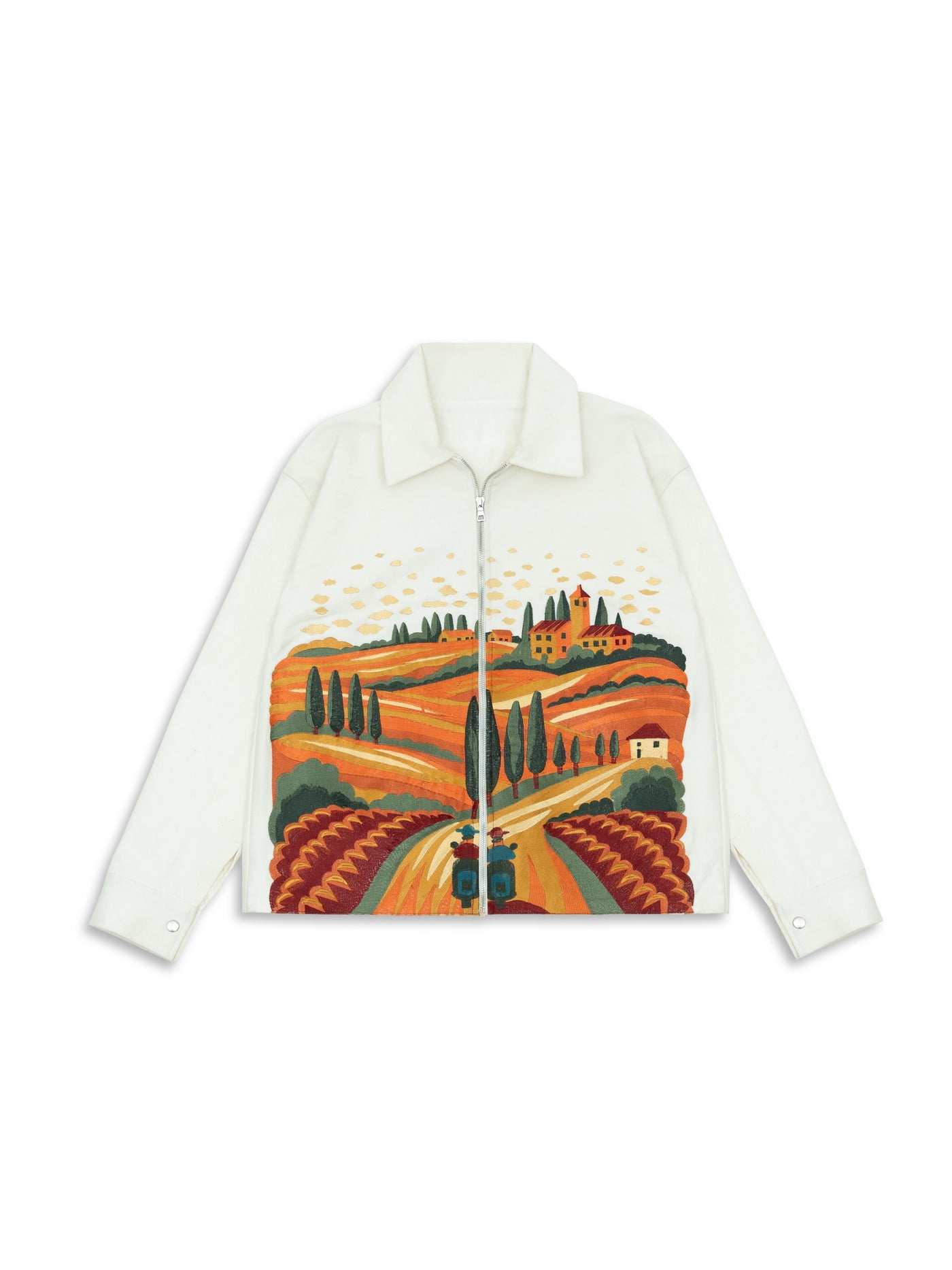 Bucolic-view Canvas jacket