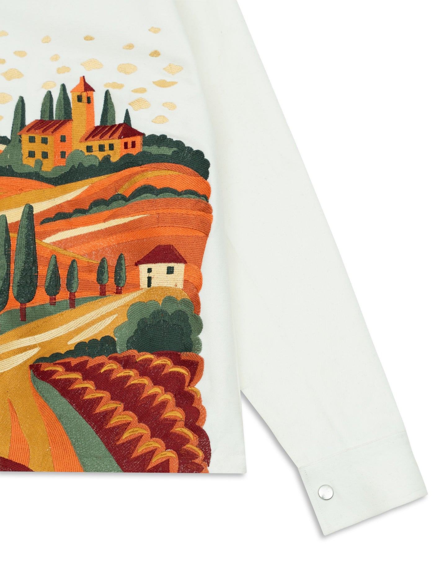 Bucolic-view Canvas jacket