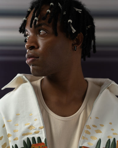 Bucolic-view Canvas jacket